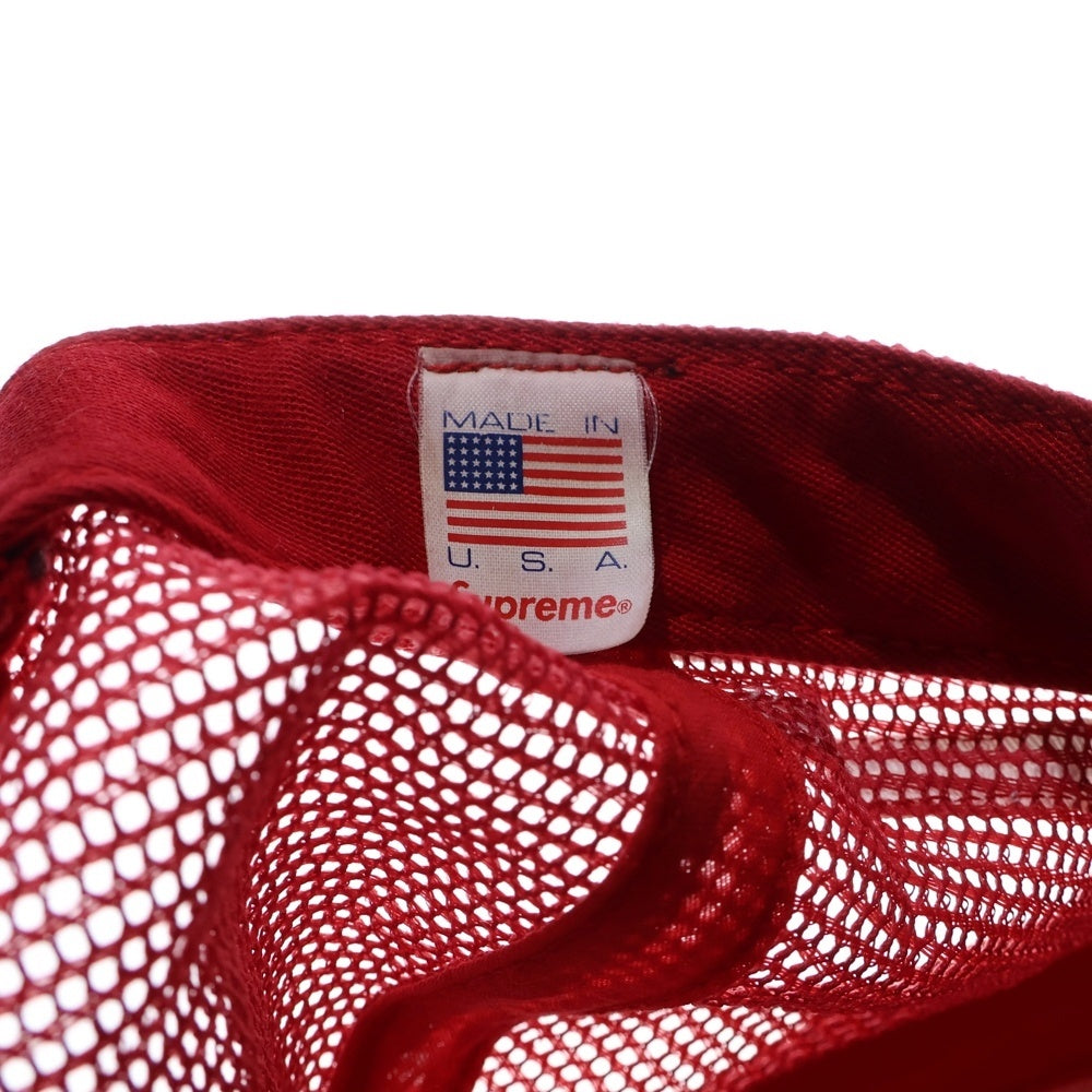 SUPREME(シュプリーム) 10SS Puma 5 Panel Cap フロントロゴ 5パネル メッシュキャップ レッド