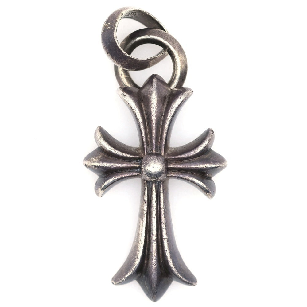 CHROME HEARTS(クロムハーツ) CH CRS SML W/BALE Wベイル スモールCHクロス ペンダントトップ シルバー BCA218