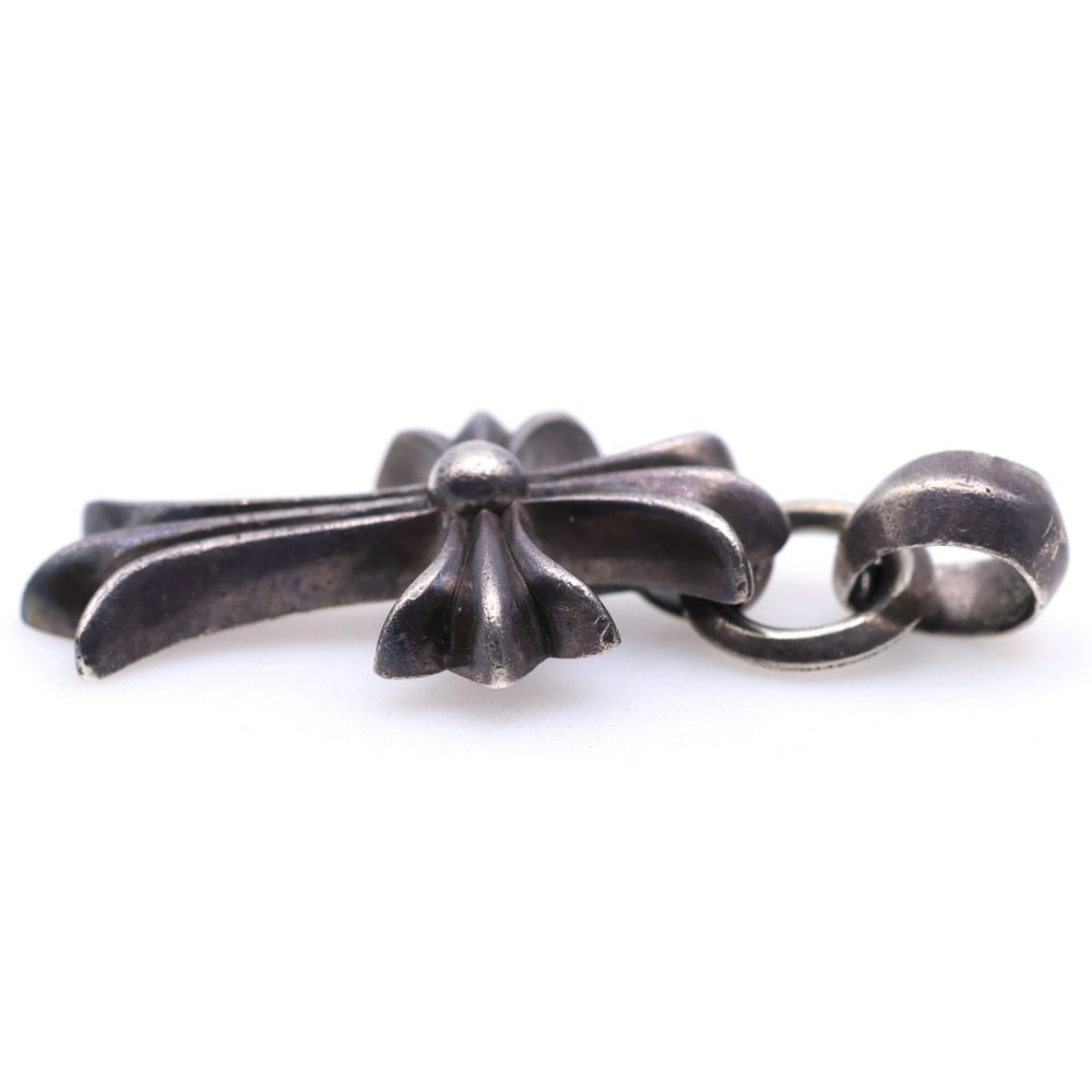CHROME HEARTS(クロムハーツ) CH CRS SML W/BALE Wベイル スモールCHクロス ペンダントトップ シルバー BCA218