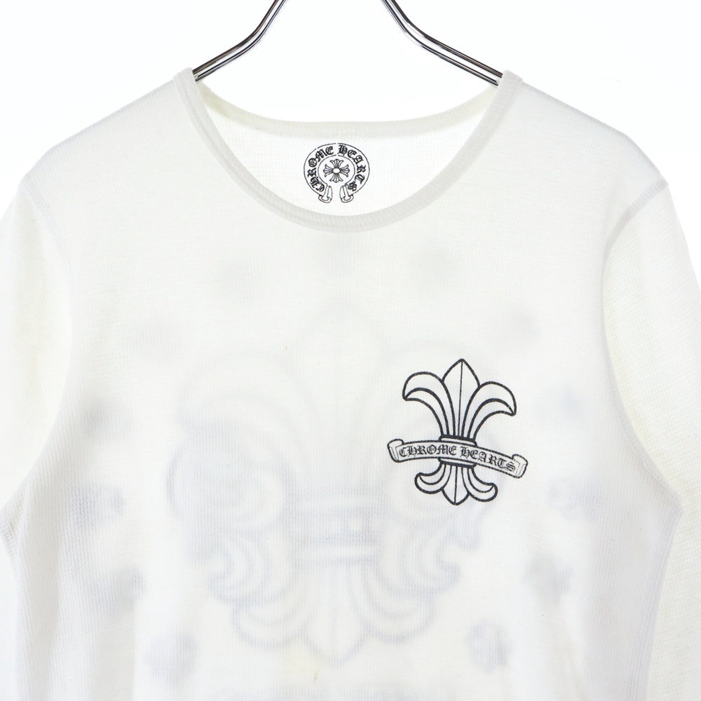 chrome hearts クロムハーツ Tシャツ Mサイズ BSフレア CHROME HEARTS(クロムハーツ) BSフレア プリント サーマル長袖Tシャツ