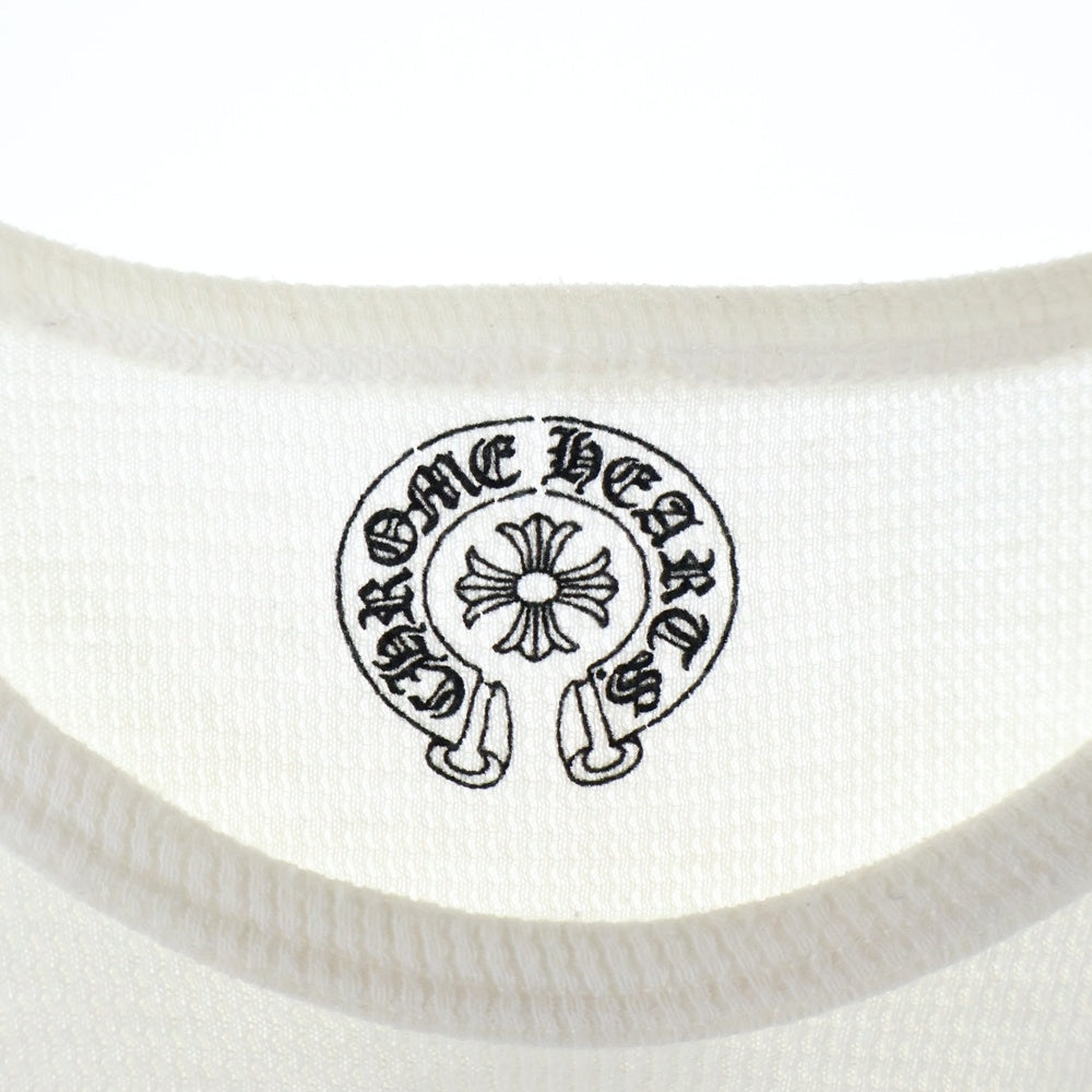 CHROME HEARTS(クロムハーツ) BSフレア プリント サーマル長袖Tシャツ カットソー ホワイト