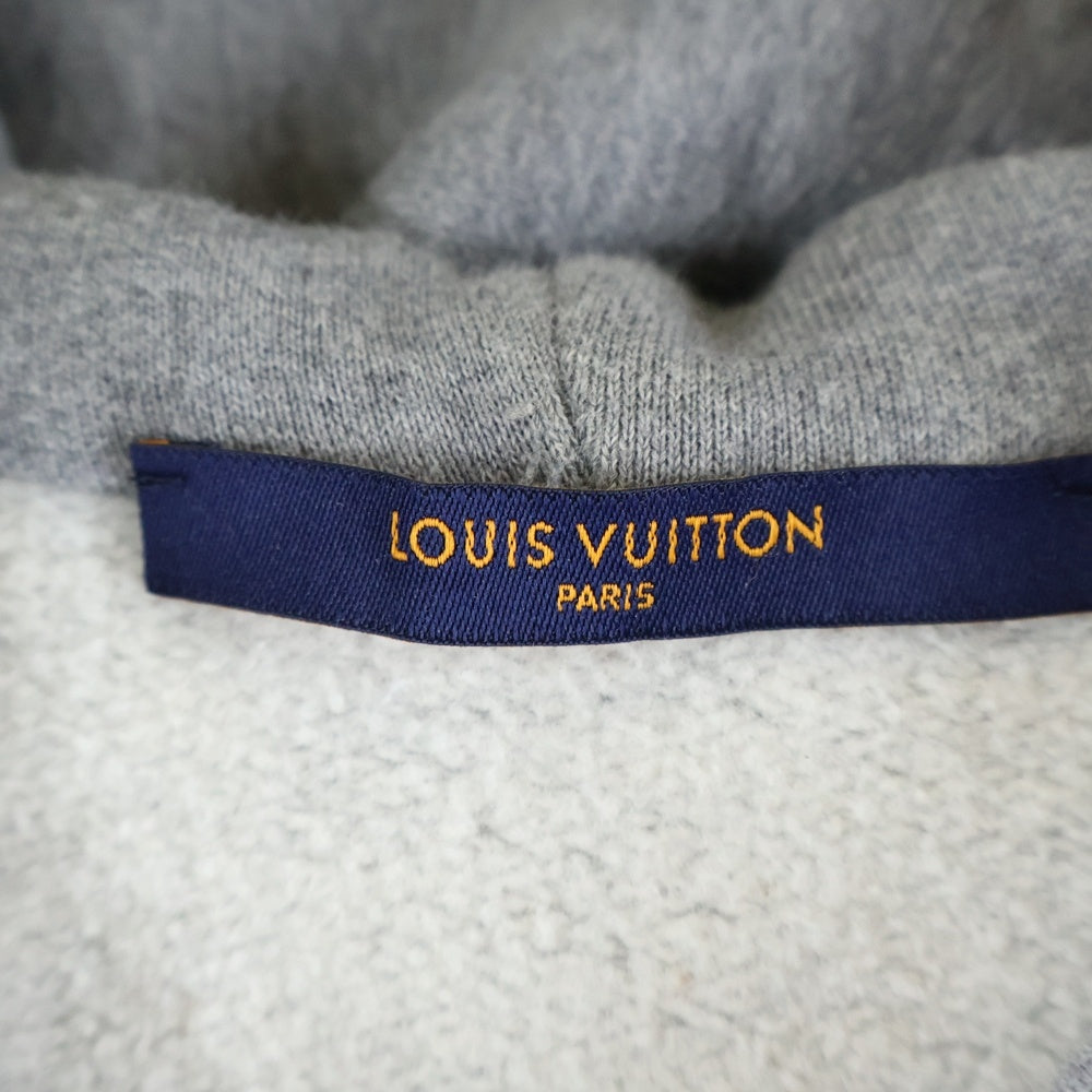 LOUIS VUITTON(ルイヴィトン) 22AW 3DLVグラフィティエンブロイダード ジップアップ パーカー フーディ グレー RM222M UYR HNY24W