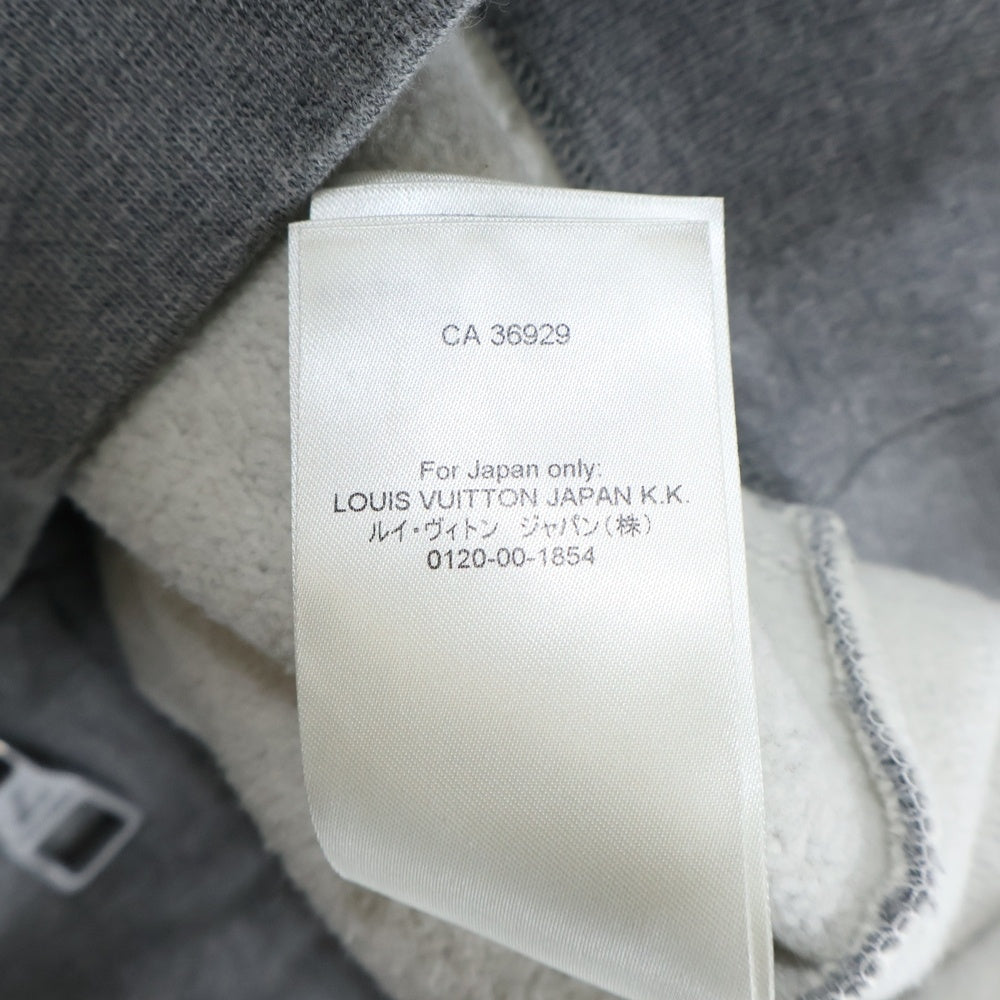 LOUIS VUITTON(ルイヴィトン) 22AW 3DLVグラフィティエンブロイダード ジップアップ パーカー フーディ グレー RM222M UYR HNY24W