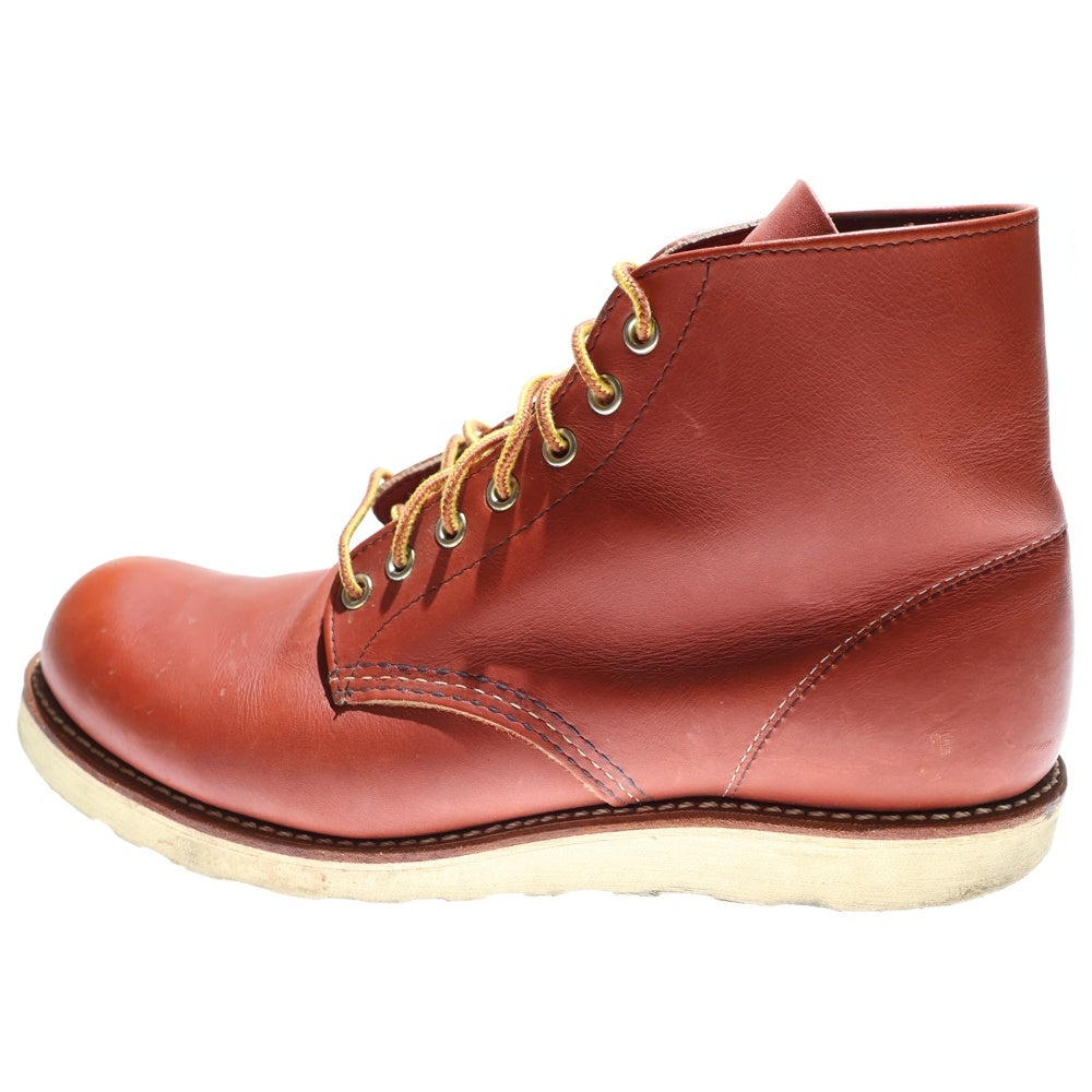 RED WING(レッド ウイング) 8166 CLASSIC ROUND TOE 6INCH クラシック ラウンドトゥ レザー ブーツ ブラウン