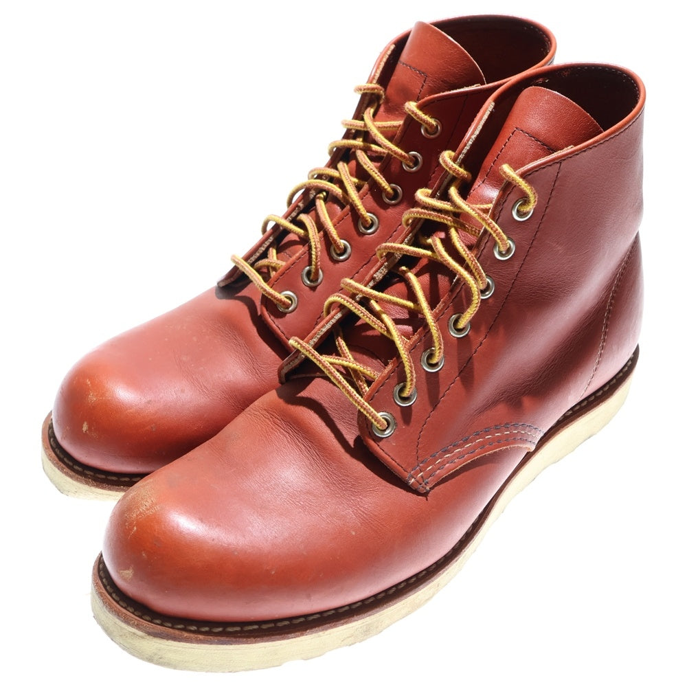 RED WING(レッド ウイング) 8166 CLASSIC ROUND TOE 6INCH クラシック ラウンドトゥ レザー ブーツ ブラウン