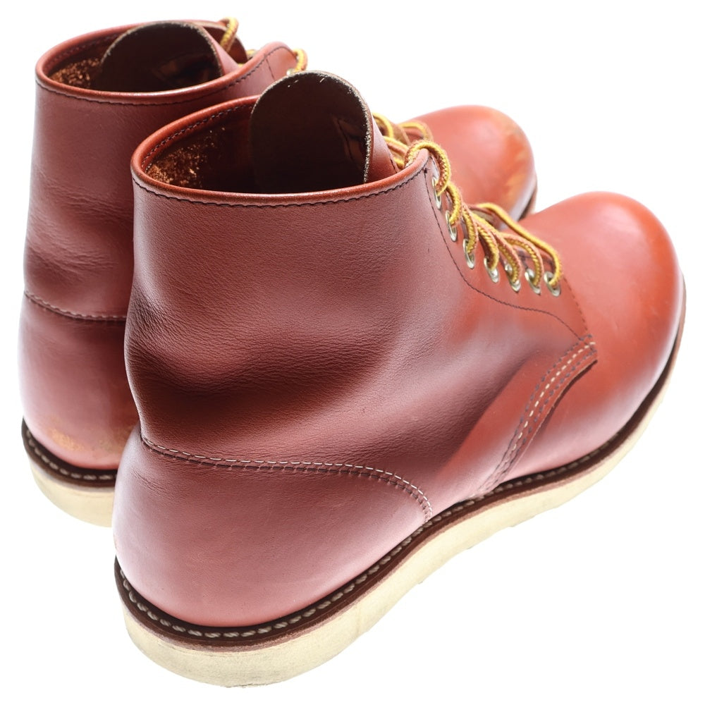 RED WING(レッド ウイング) 8166 CLASSIC ROUND TOE 6INCH クラシック ラウンドトゥ レザー ブーツ ブラウン