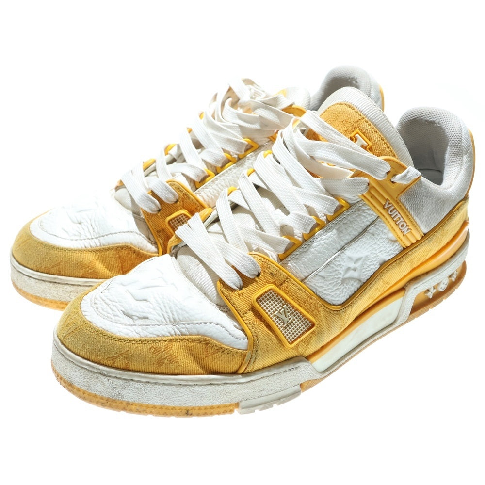 LOUIS VUITTON(ルイヴィトン) 22AW LV Trainer Line Sneaker LVトレイナー モノグラム ローカットスニーカー イエロー
