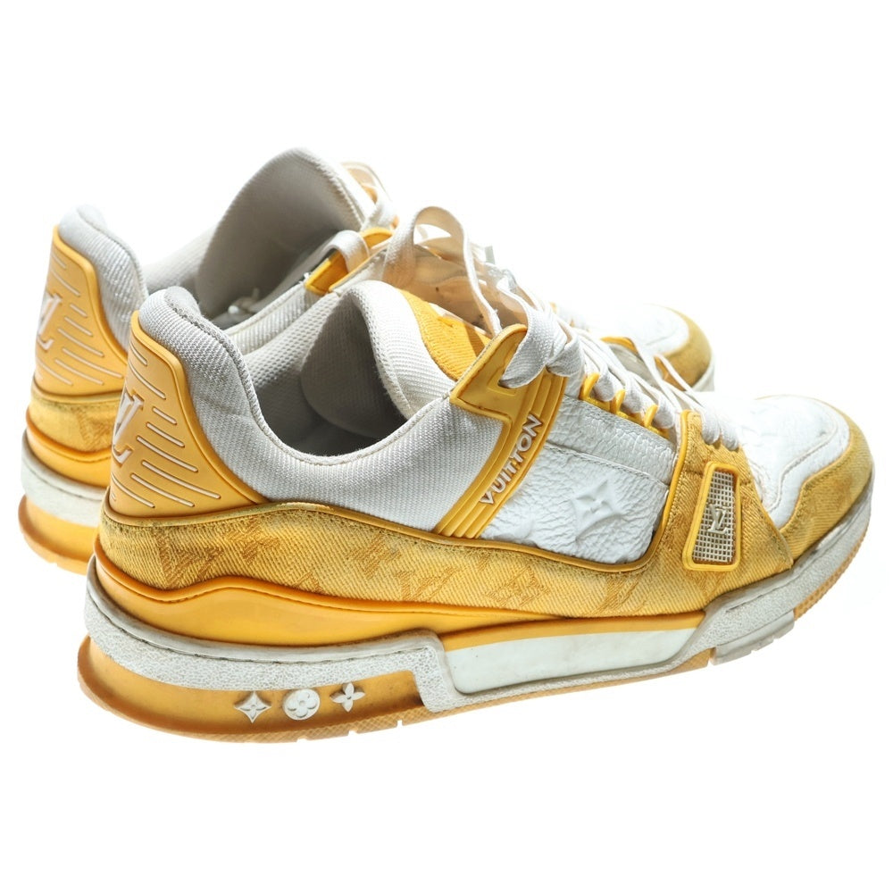 LOUIS VUITTON(ルイヴィトン) 22AW LV Trainer Line Sneaker LVトレイナー モノグラム ローカットスニーカー イエロー