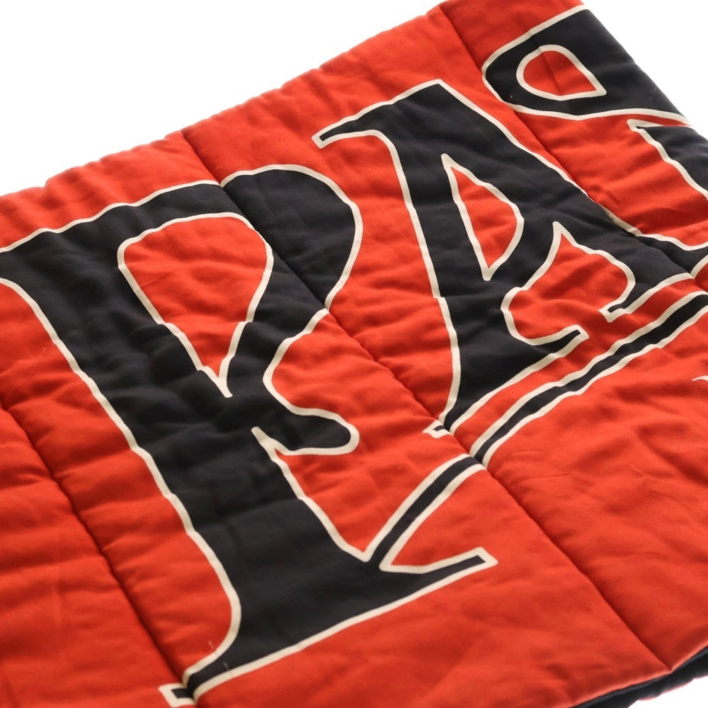 BALENCIAGA(バレンシアガ) Paris France Scarf パリ フランス キルティング スカーフ マフラー レッド/ブラック