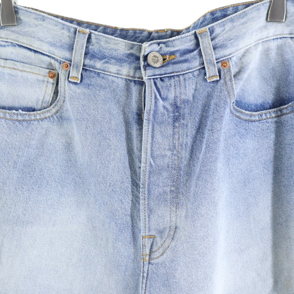 VETEMENTS(ヴェトモン) 23SS DESTROYED BAGGY JEANS デストロイ デニムバギーパンツ インディゴ UE63PA300L