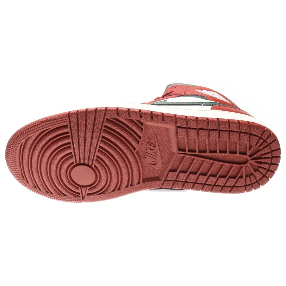 NIKE(ナイキ) AIR JORDAN 1 MID エアジョーダン1 ミッドカットスニーカー レッド/グリーン US8/26cm DQ8426-105