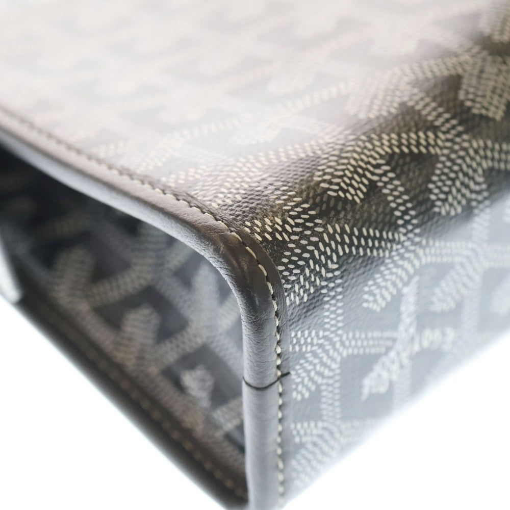 GOYARD(ゴヤール) ジュバンスMM セカンドバッグ コーティングキャンバス レザー クラッチバッグ グレー JOUVENMMLTY51CL51P