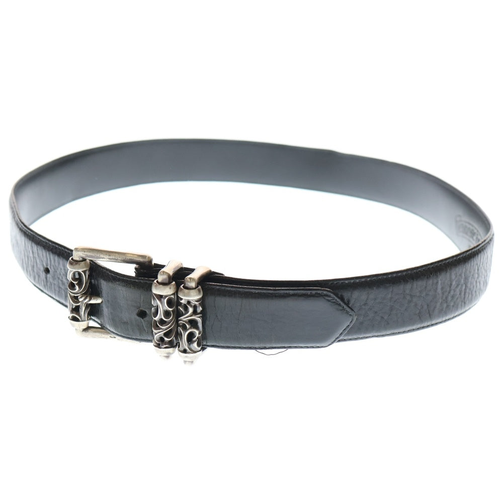 CHROME HEARTS(クロムハーツ) BLT ROLLER 3PC1.5inch 3PCローラーバックル レザーベルト シルバー BCA357