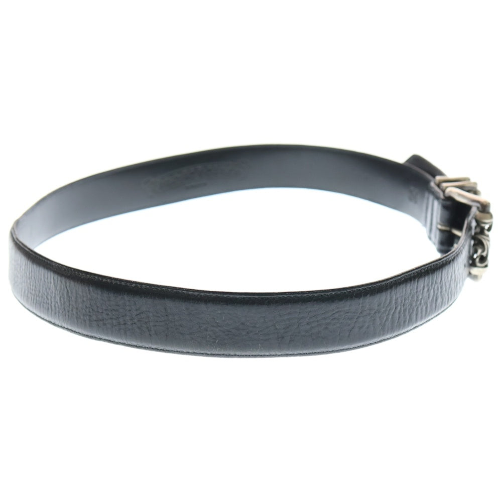 CHROME HEARTS(クロムハーツ) BLT ROLLER 3PC1.5inch 3PCローラーバックル レザーベルト シルバー BCA357