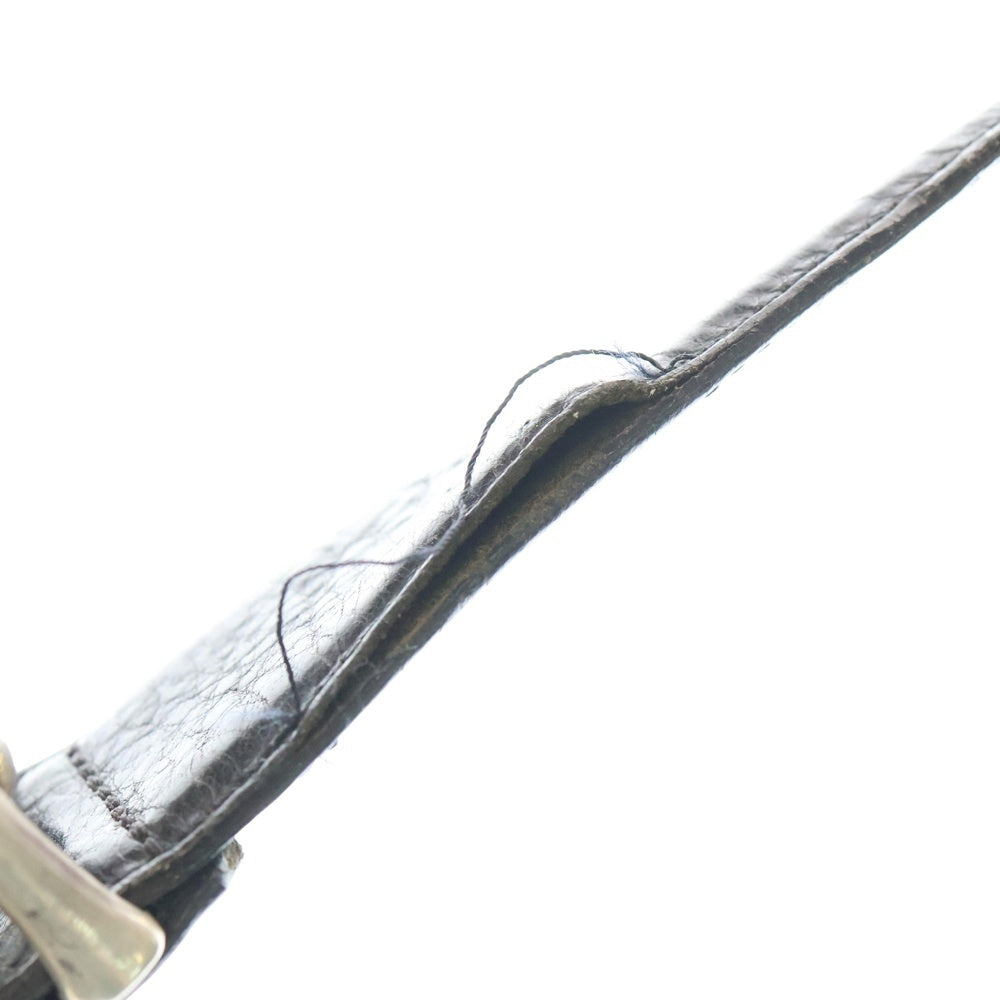 CHROME HEARTS(クロムハーツ) BLT ROLLER 3PC1.5inch 3PCローラーバックル レザーベルト シルバー BCA357