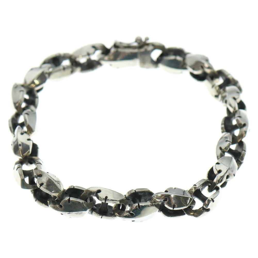 CHROME HEARTS(クロムハーツ) ダブルフレアニー リンク ブレスレット シルバー 20LINK