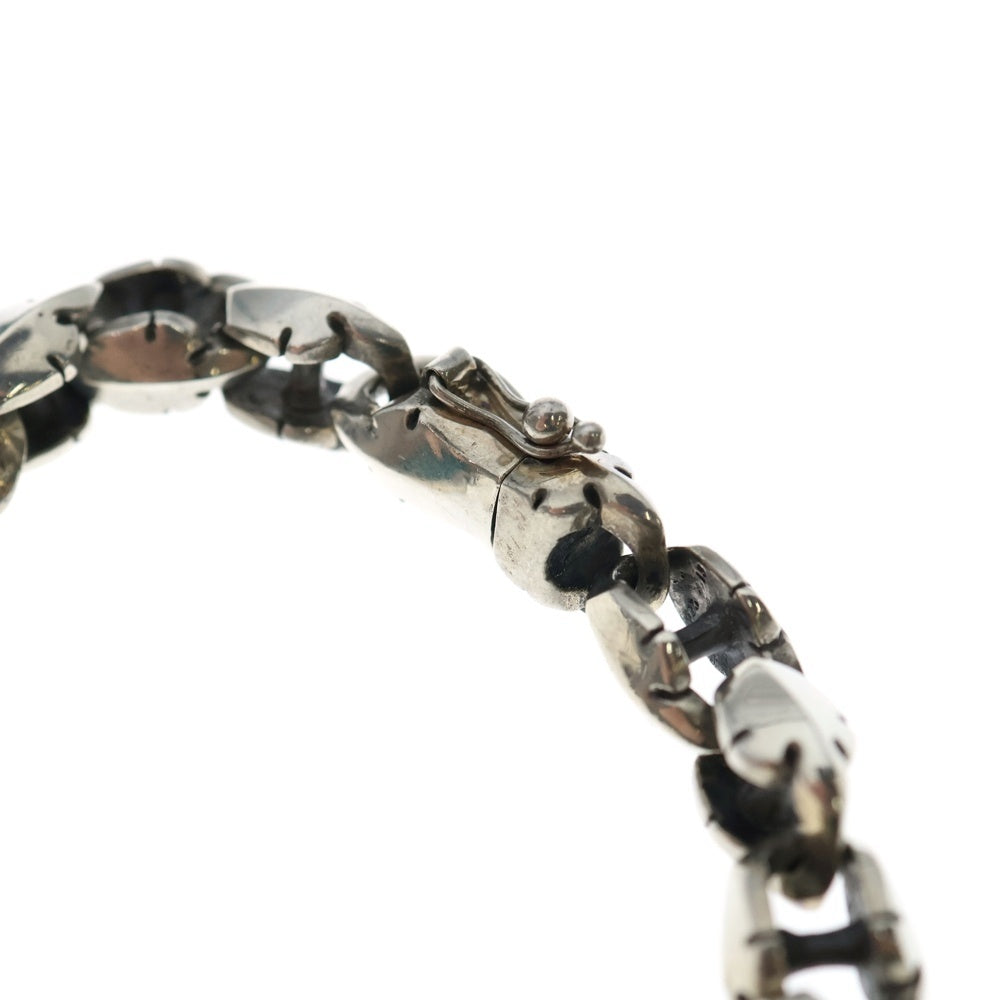 CHROME HEARTS(クロムハーツ) ダブルフレアニー リンク ブレスレット シルバー 20LINK