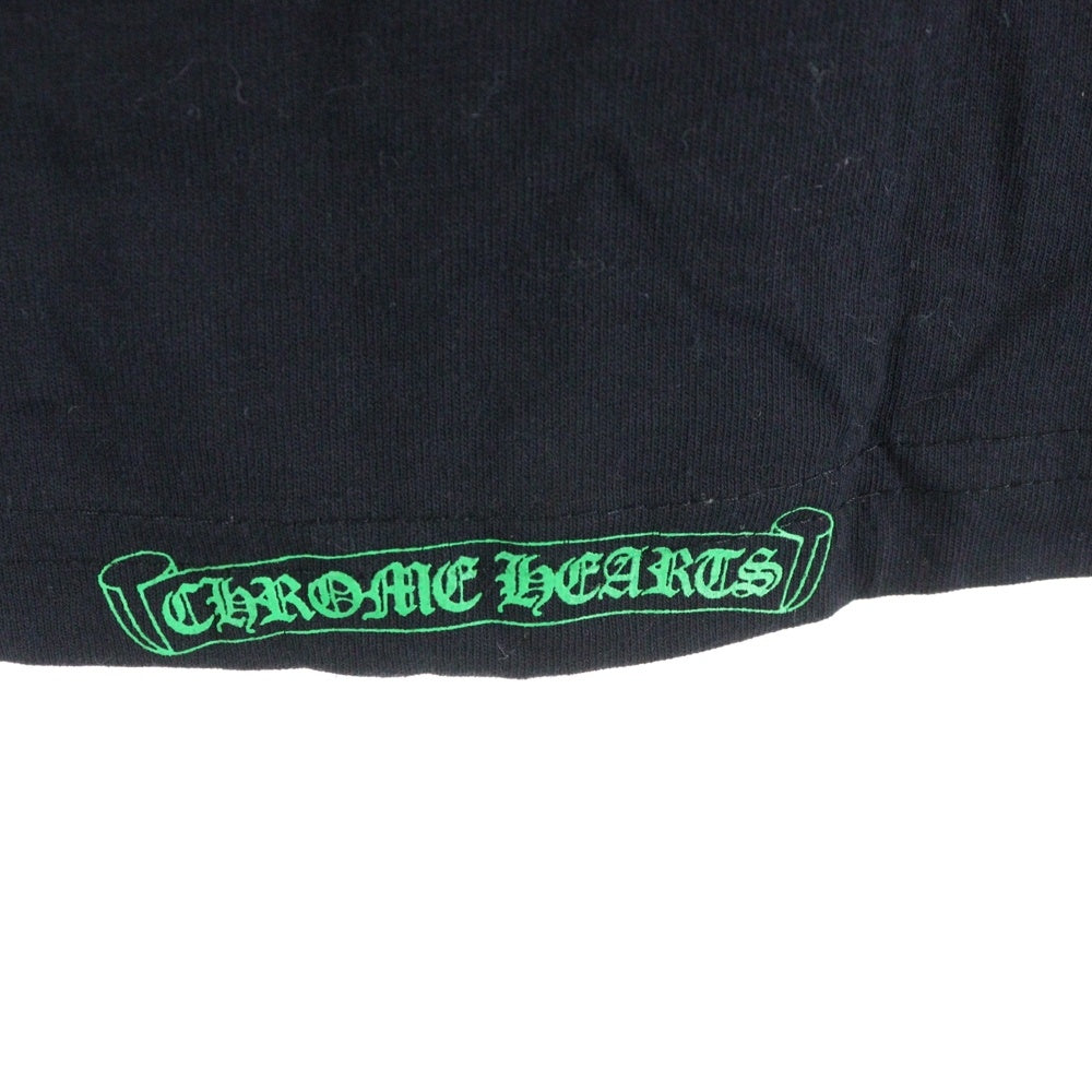 CHROME HEARTS(クロムハーツ) OLD オールド ホースシュー スター プリント クルーネック ロングスリーブ 長袖 Tシャツカットソー ブラック