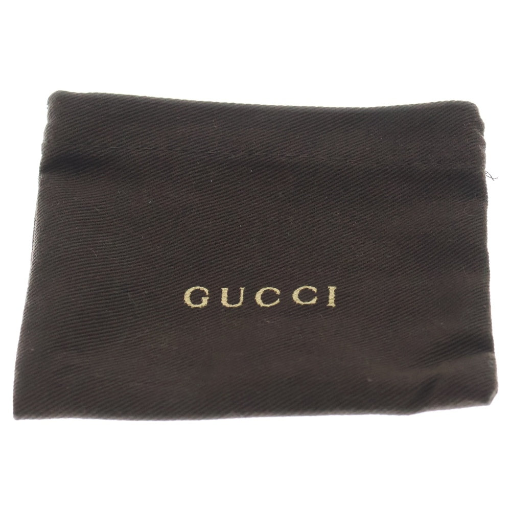 GUCCI(グッチ) メタル ストーン ライオンヘッド リング シルバー