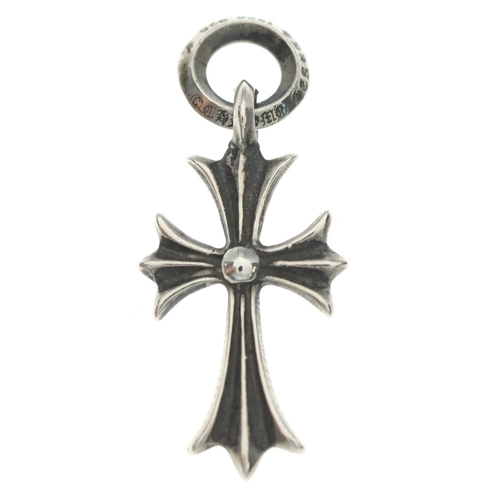 CHROME HEARTS(クロムハーツ) TINY CH CROSS タイニーCHクロス チャーム ネックレストップ シルバー BCA382