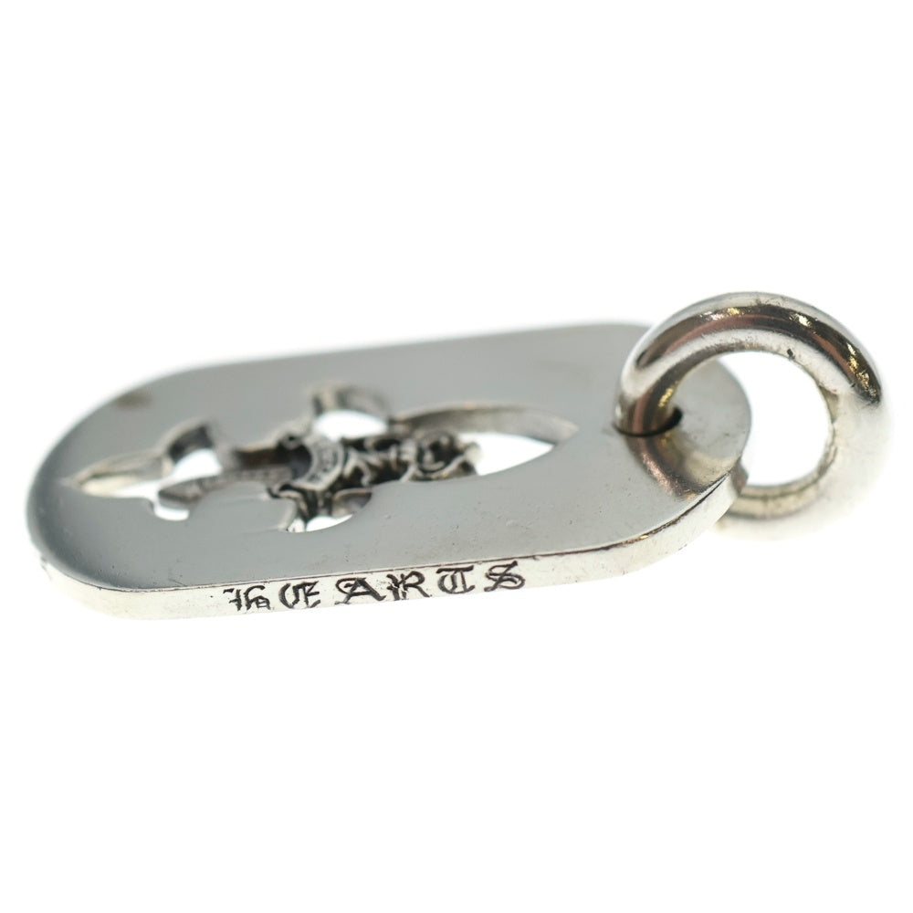 CHROME HEARTS(クロムハーツ) D TAG SML FLE DAG フレアダガードッグタグ スモールドッグタグ ネックレストップ シルバー