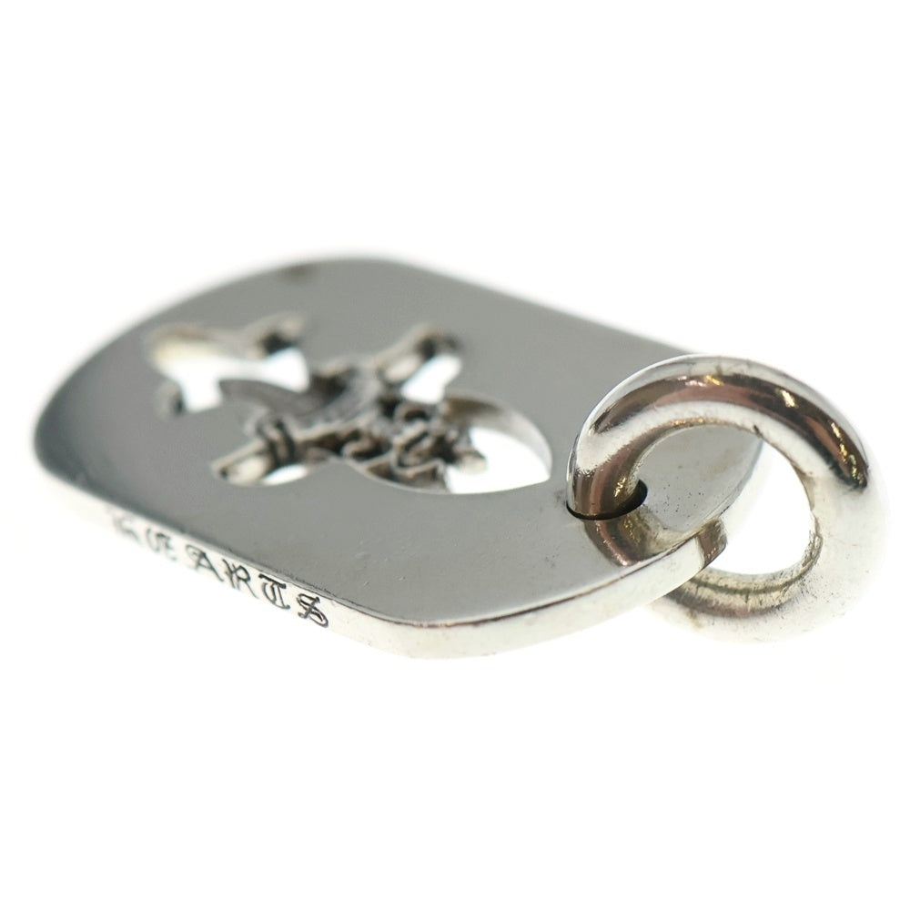 CHROME HEARTS(クロムハーツ) D TAG SML FLE DAG フレアダガードッグタグ スモールドッグタグ ネックレストップ シルバー