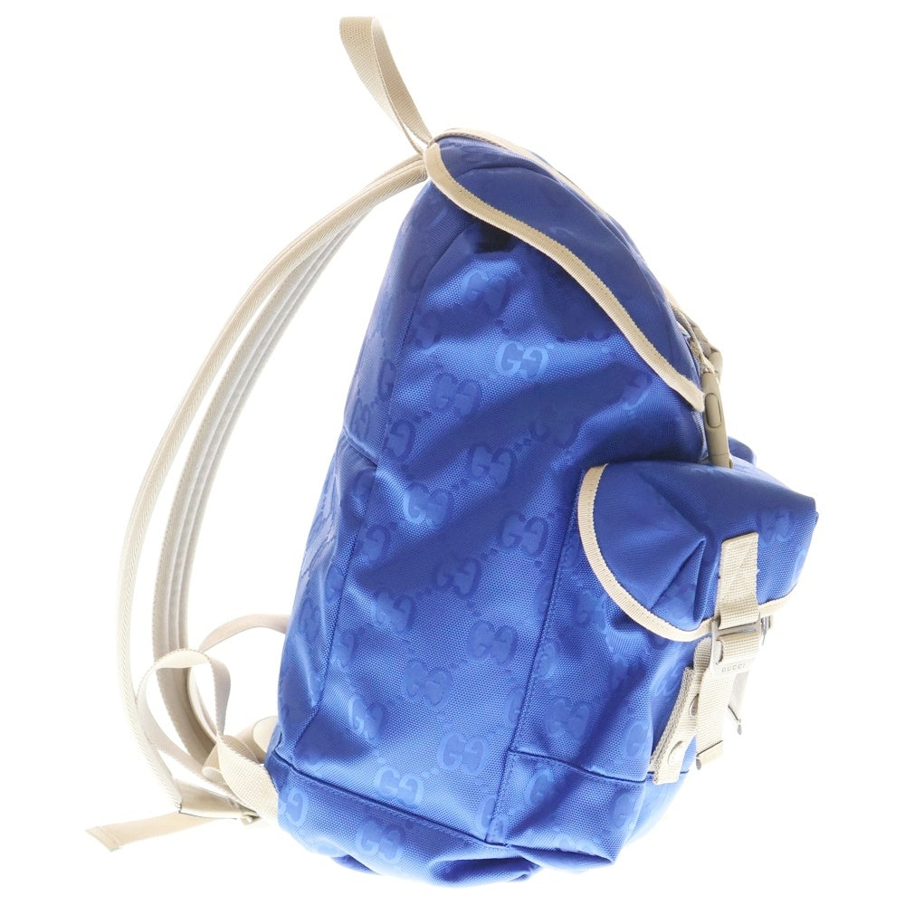 GUCCI(グッチ) オフ ザ グリッド GGナイロン バックパック リュックサック ブルー 626160