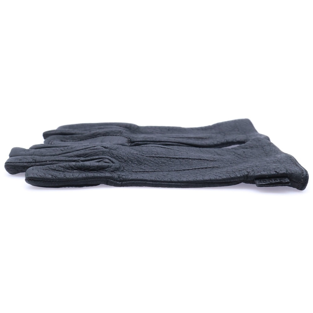 GUCCI(グッチ) レザーグローブ 手袋 ブラック