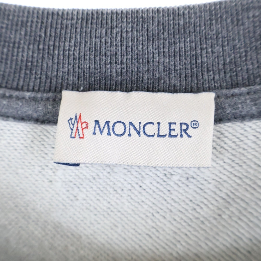 MONCLER(モンクレール) 20AW フロントライン クルーネック スウェットトレーナー グレー F20918G74720