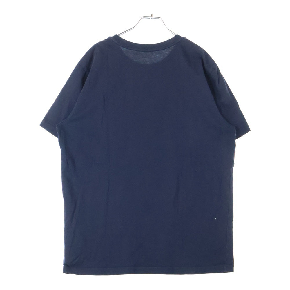 MONCLER(モンクレール) 22SS フロントマルチロゴ クルーネック半袖Tシャツ カットソー ネイビー H10918C00043