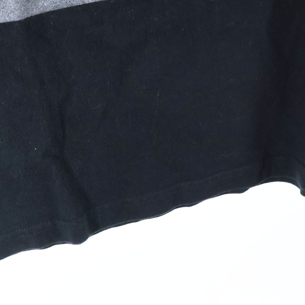 MONCLER(モンクレール) 20AW ×FRAGMENT MAGLIA T-SHIRT フロントプリント クルーネック半袖Tシャツ カットソー ブラック F209U8C70510