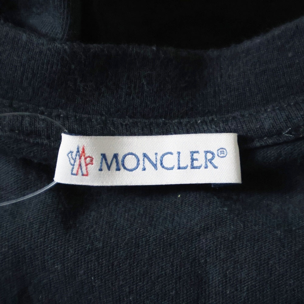 MONCLER(モンクレール) 20AW ×FRAGMENT MAGLIA T-SHIRT フロントプリント クルーネック半袖Tシャツ カットソー ブラック F209U8C70510