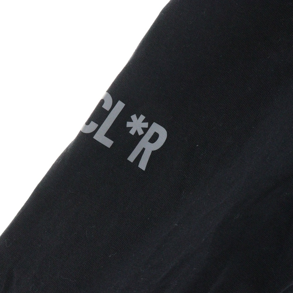 MONCLER(モンクレール) 19AW MAGRIA T-SHIRT ロゴリフレクティブ クルーネック長袖Tシャツ カットソー ブラック E20918002950