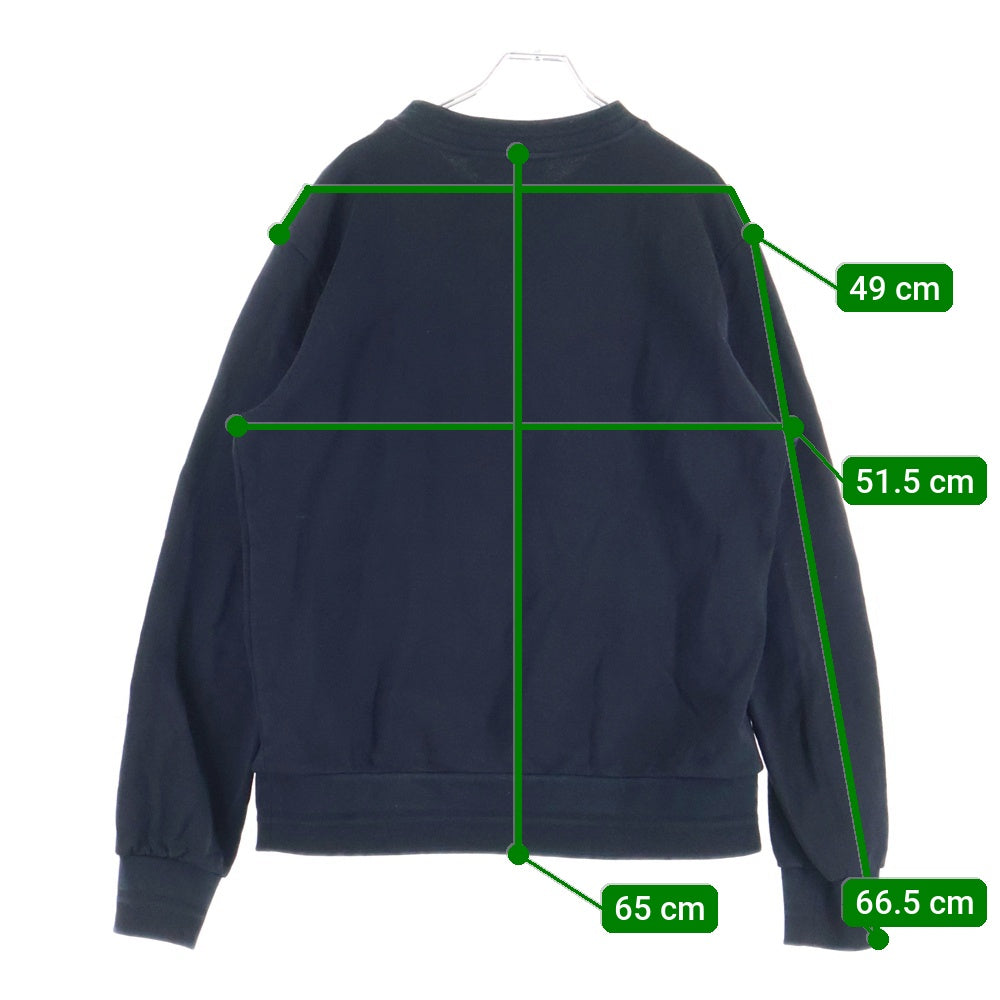 DOLCE & GABBANA(ドルチェアンドガッバーナ) DGエンブレムロゴ クルーネック スウェットトレーナー ブラック G9OW6Z