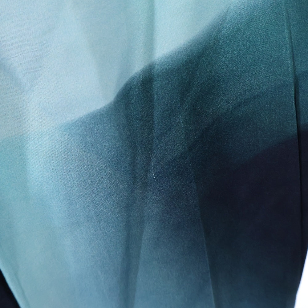 LOUIS VUITTON(ルイヴィトン) 21AW シルクブレンド グラデーション レーヨン オープンカラー 長袖シャツ マルチ RM241M FSU HQS07W