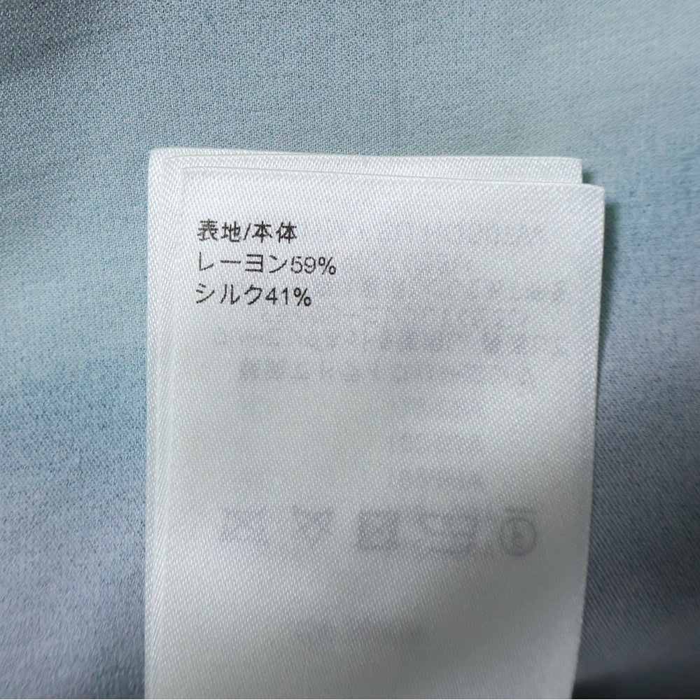 LOUIS VUITTON(ルイヴィトン) 21AW シルクブレンド グラデーション レーヨン オープンカラー 長袖シャツ マルチ RM241M FSU HQS07W