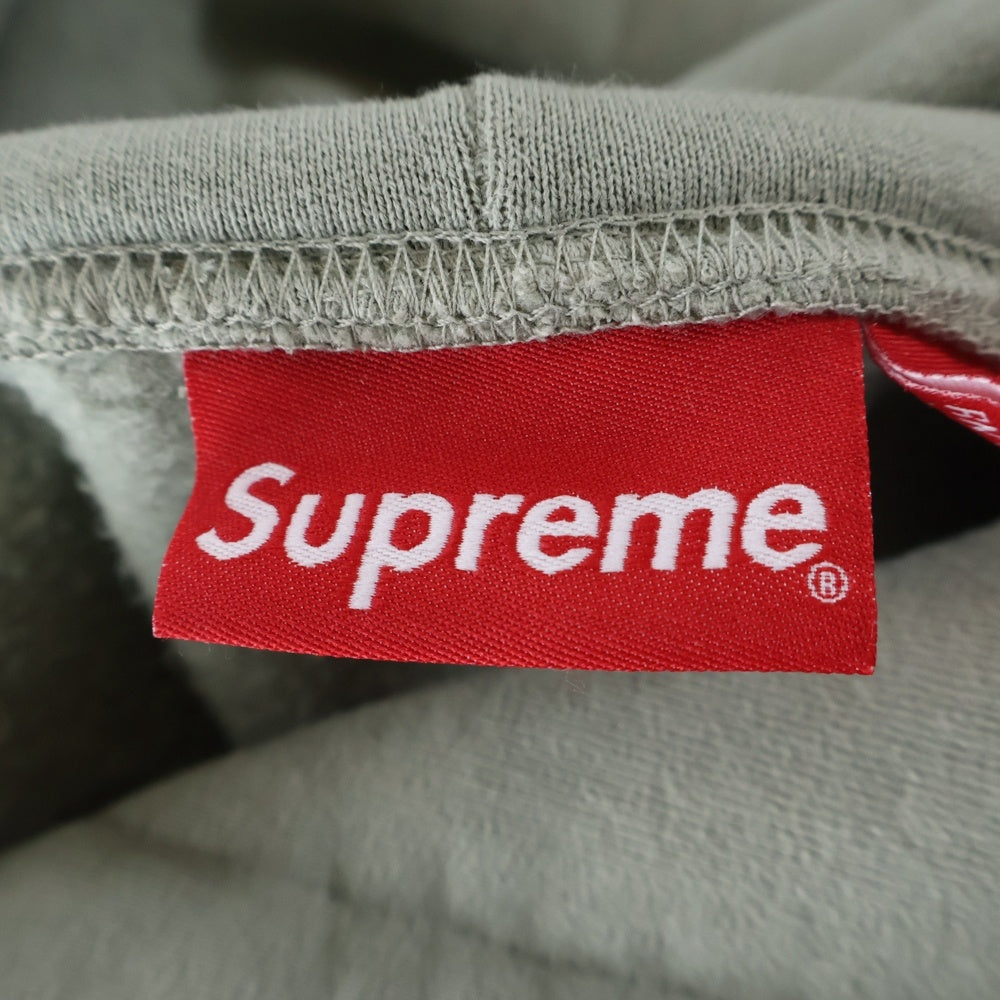 SUPREME(シュプリーム) 21SS Small Box Hooded Sweatshirt スモールボックスロゴ フーデッド スウェット プルオーバー パーカー カーキ