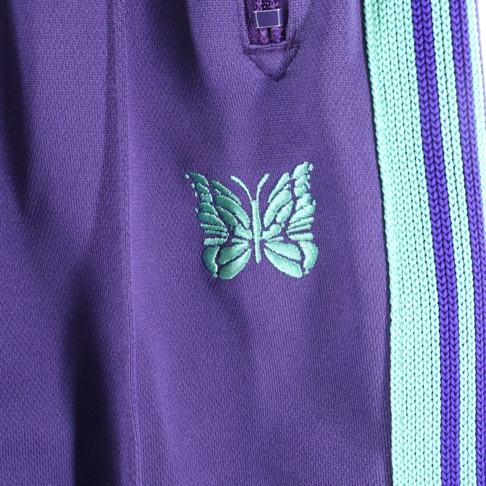 needles トラックパンツ　パープル　蝶小紋 needles トラックパンツ パープル 蝶小紋