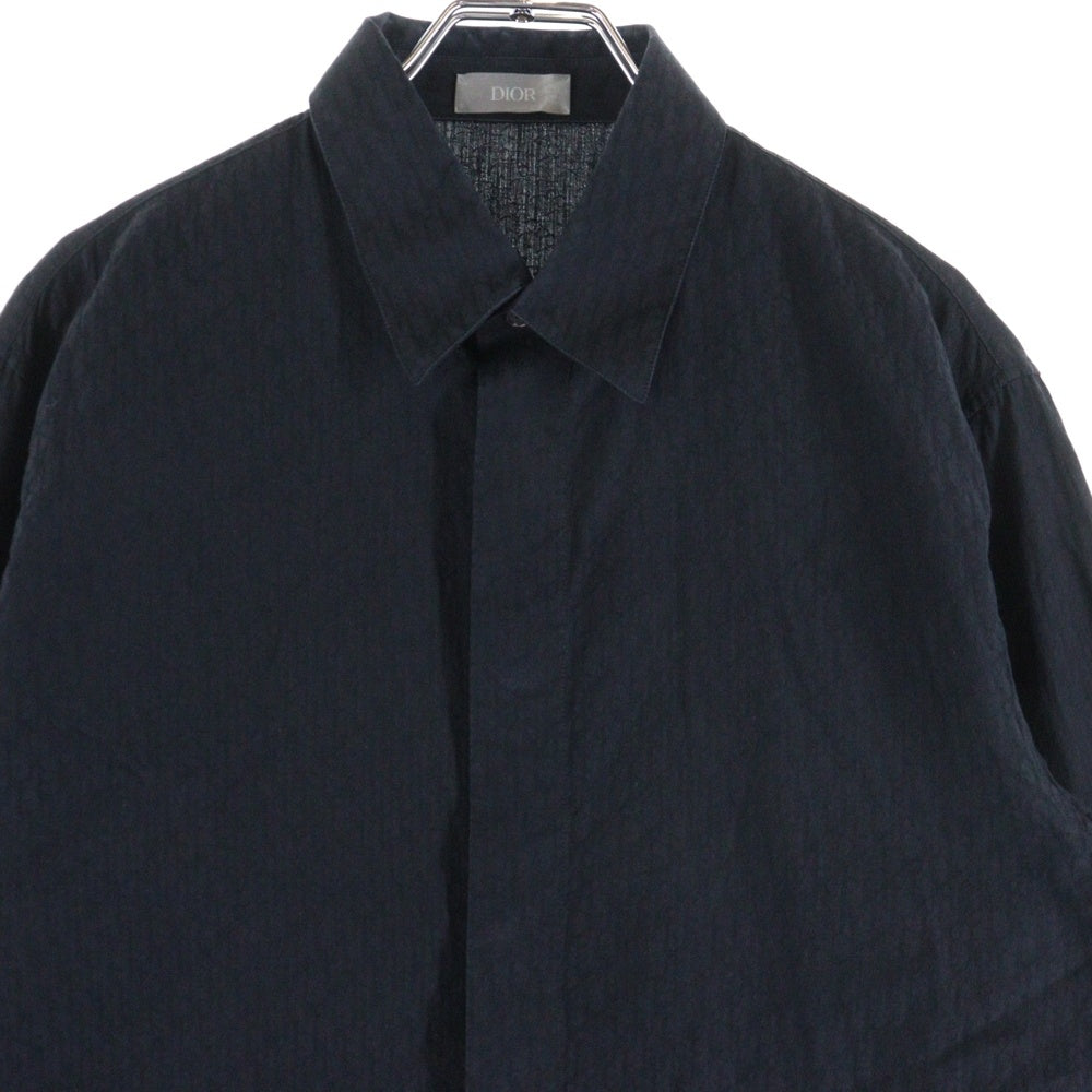 DIOR(ディオール) オブリーク総柄 ロングスリーブ 長袖シャツ ブラック 013C502A4743