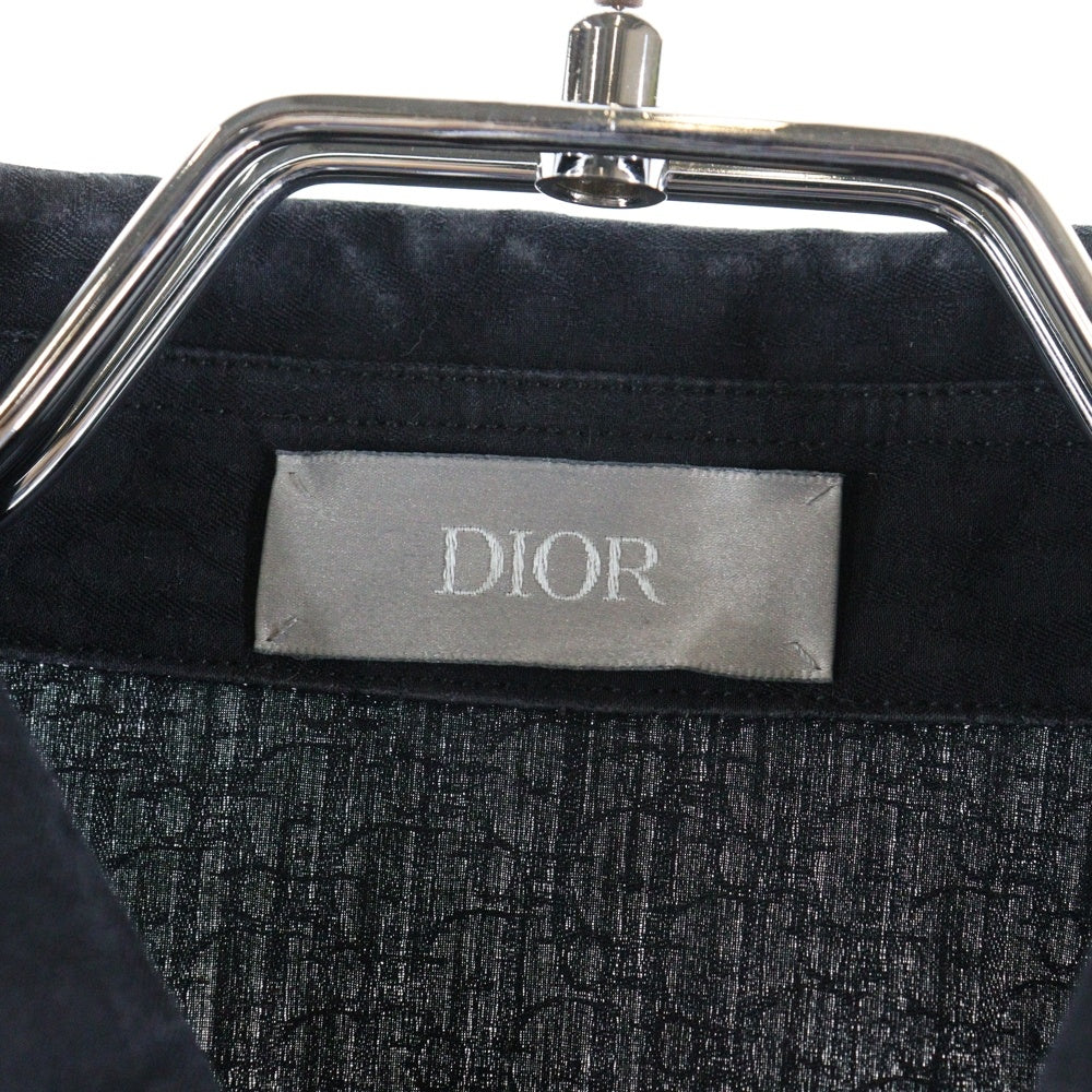 DIOR(ディオール) オブリーク総柄 ロングスリーブ 長袖シャツ ブラック 013C502A4743