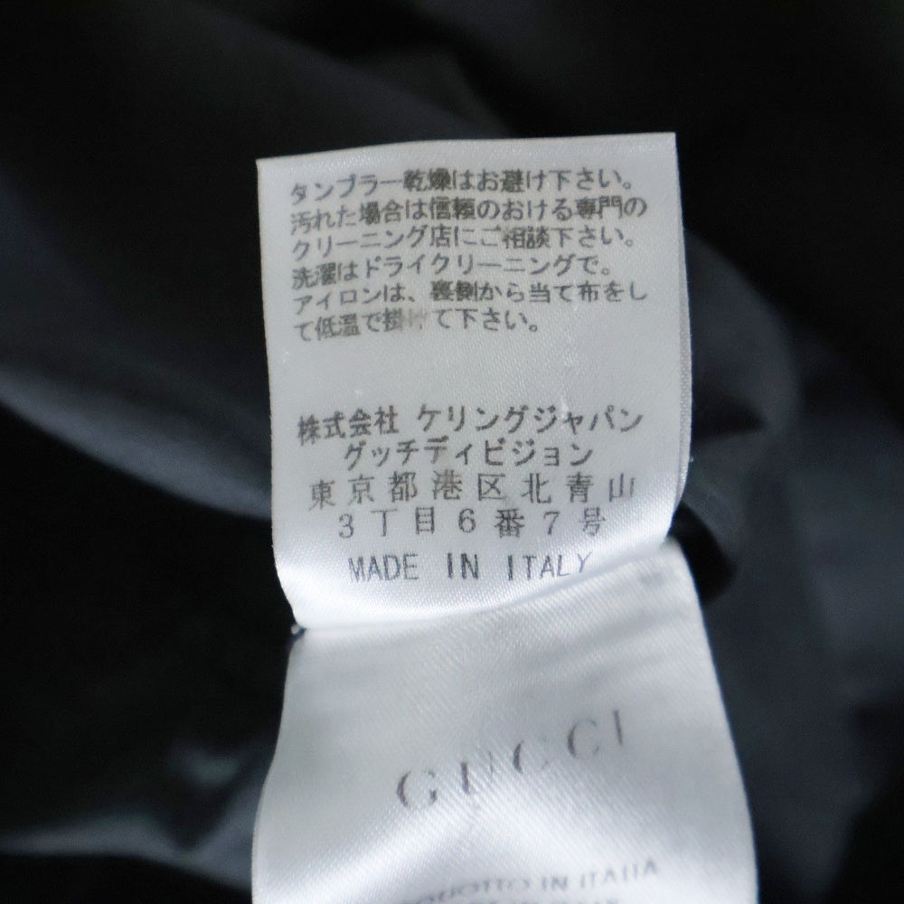 GUCCI(グッチ) フラワー総柄 スリム コットン 長袖シャツホ グレー 309114 Z4561