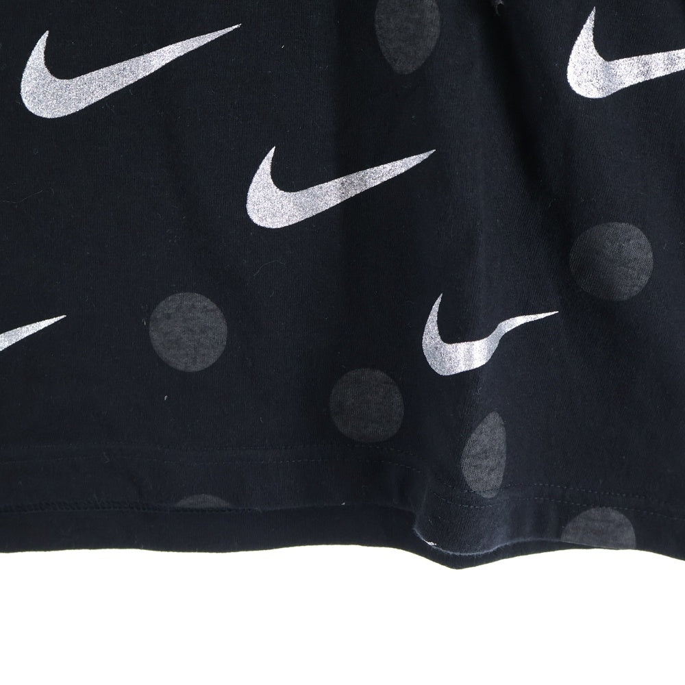 BLACK COMME des GARCONS(ブラックコムデギャルソン) 25SS ×NIKE ナイキ クルーネック 半袖Tシャツカットソー ブラック 1O-T102