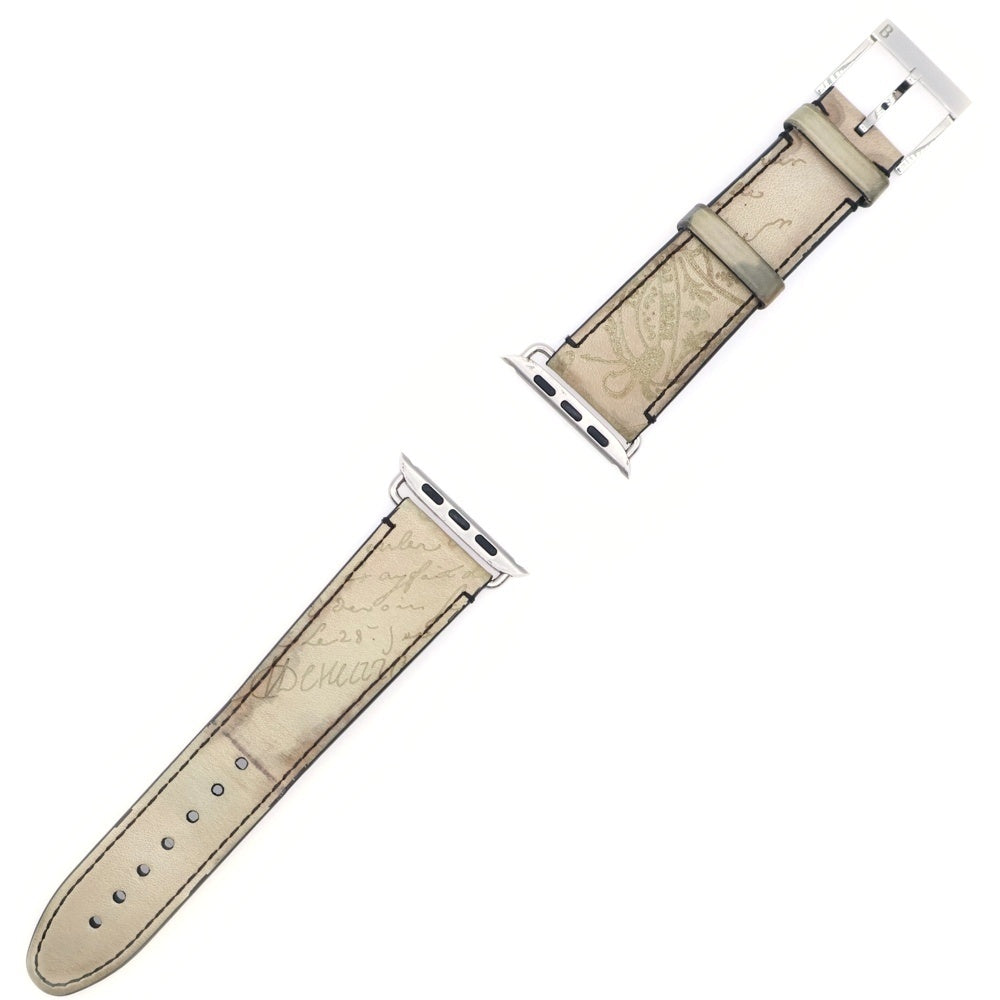 Berluti(ベルルッティ) カリグラフィ アップルウォッチ レザー ブレスレット ベージュ