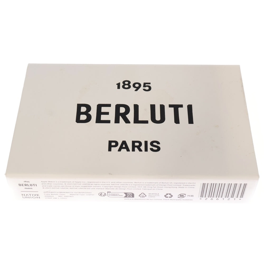 Berluti(ベルルッティ) カリグラフィ アップルウォッチ レザー ブレスレット ベージュ