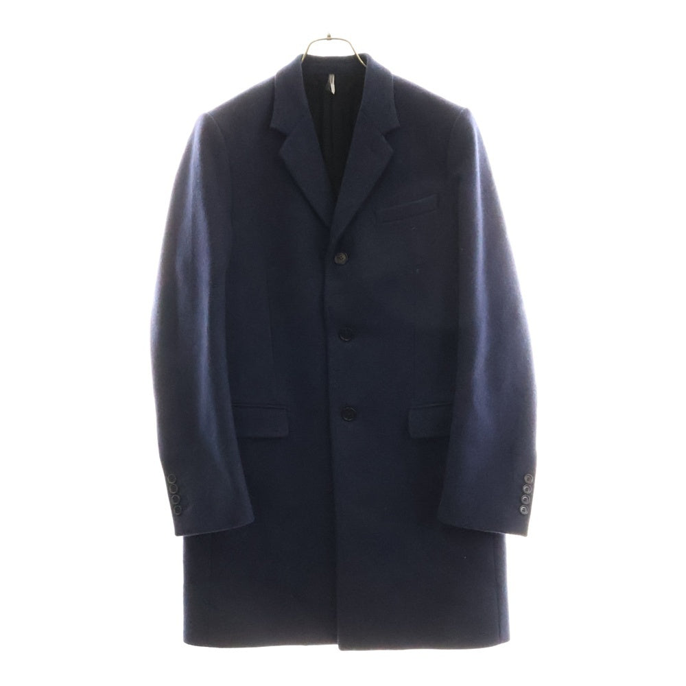 Dior HOMME(ディオールオム) 14AW ヴァージン ウール チェスターコート ネイビー 433C310A3185