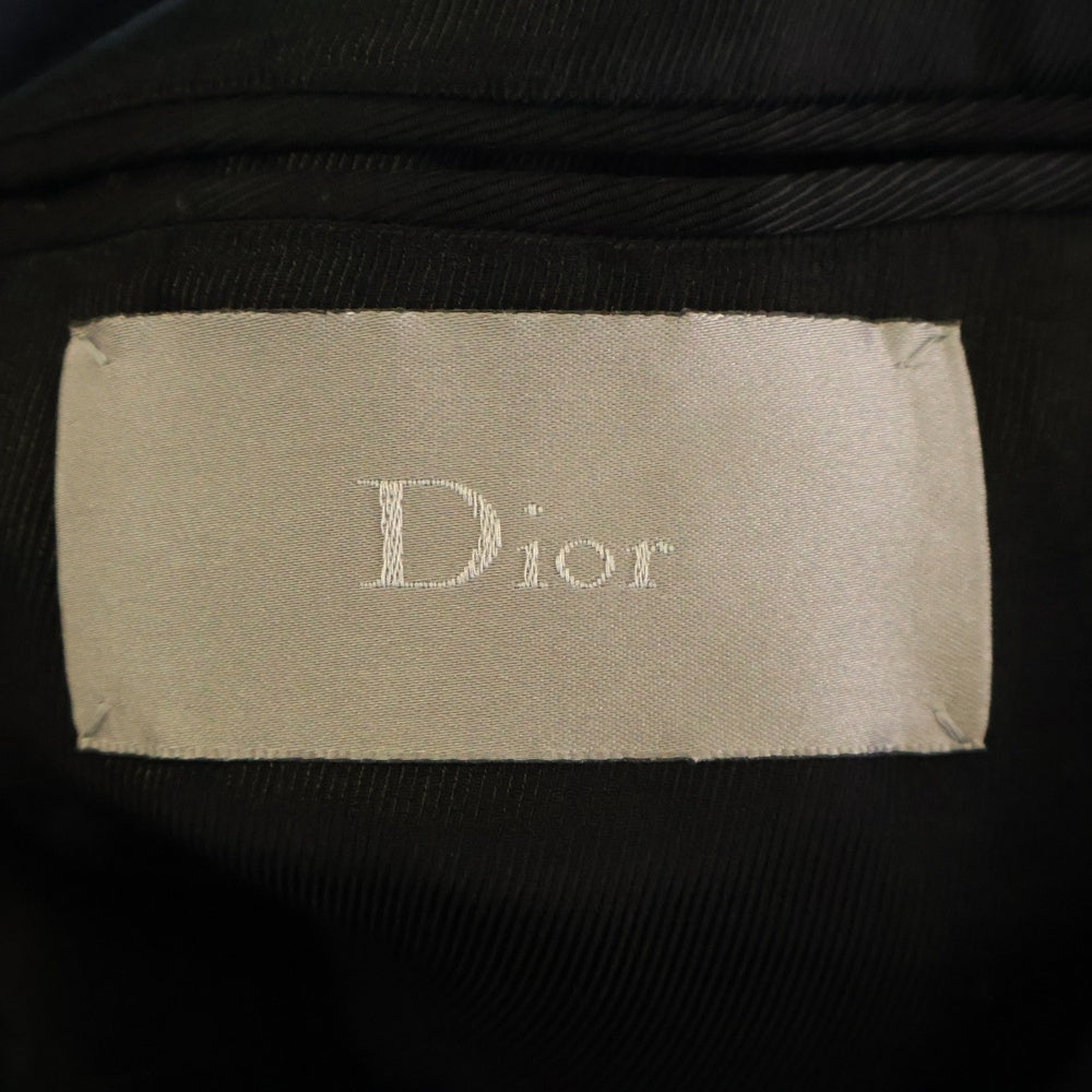 Dior HOMME(ディオールオム) 14AW ヴァージン ウール チェスターコート ネイビー 433C310A3185