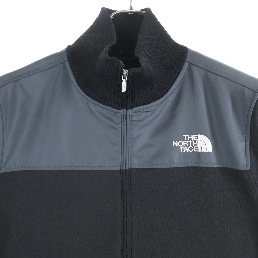 THE NORTH FACE(ザノースフェイス) DENALI TRACK JACKET フロントロゴ ジップアップジャケット ジャージ ブラック AT40850