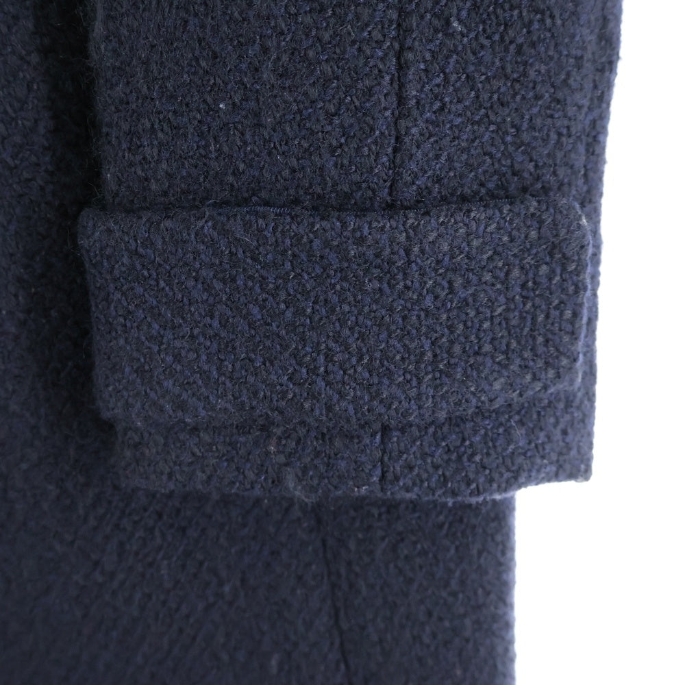 TOMORROWLAND(トゥモローランド) 4B ウール ロングコート ブラック 720034 R-02