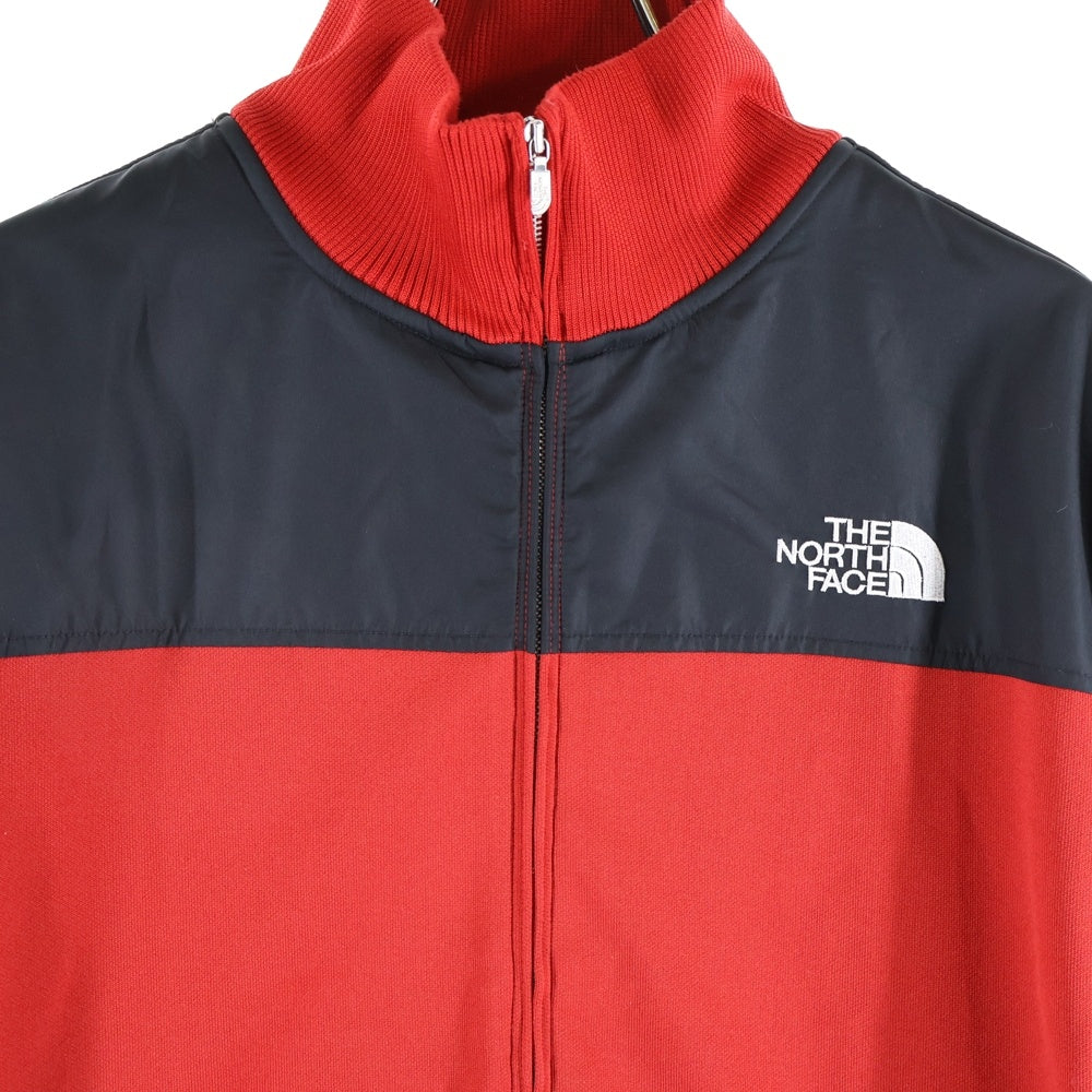 THE NORTH FACE(ザノースフェイス) DENALI TRACK JACKET フロントロゴ ジップアップジャケット ジャージ レッド AT40850