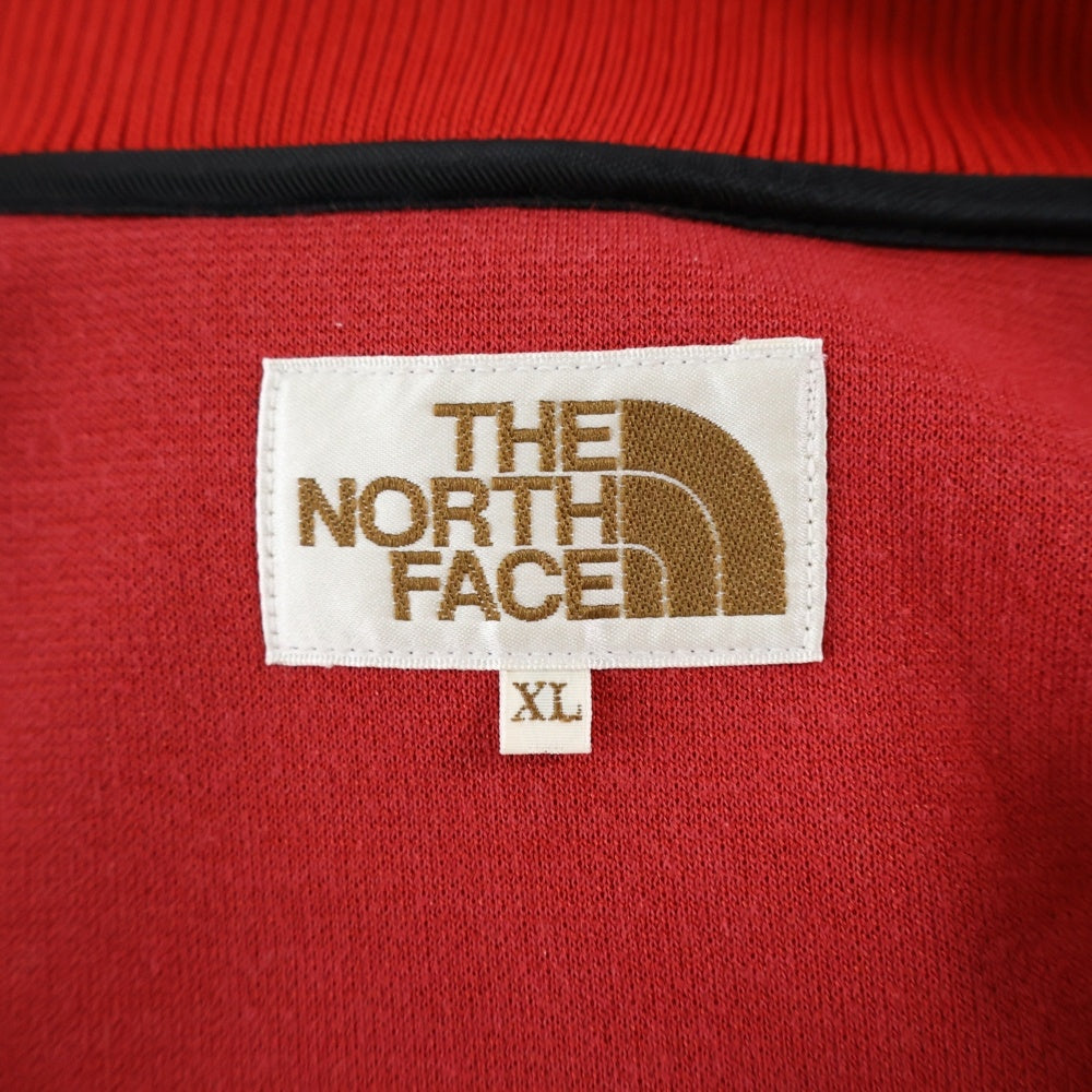 THE NORTH FACE(ザノースフェイス) DENALI TRACK JACKET フロントロゴ ジップアップジャケット ジャージ レッド AT40850